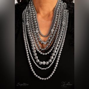 Zi Collection TINA necklace and earrings -paparazzi